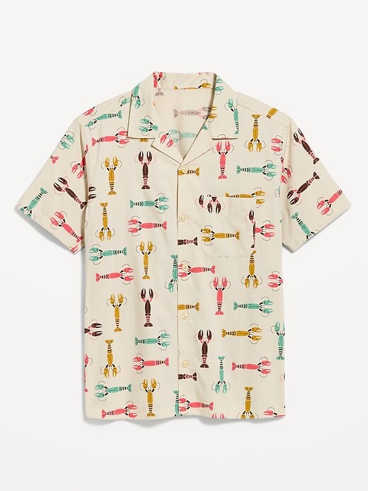 L'image numéro 4 présente Chemise de vacances à manches courtes
