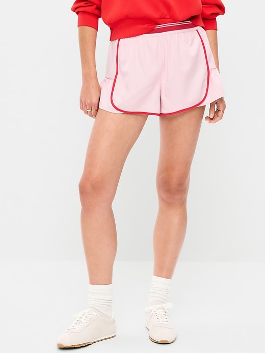 Image number 1 showing, Mid-Rise StretchTech Run Shorts -- 3-inch inseam