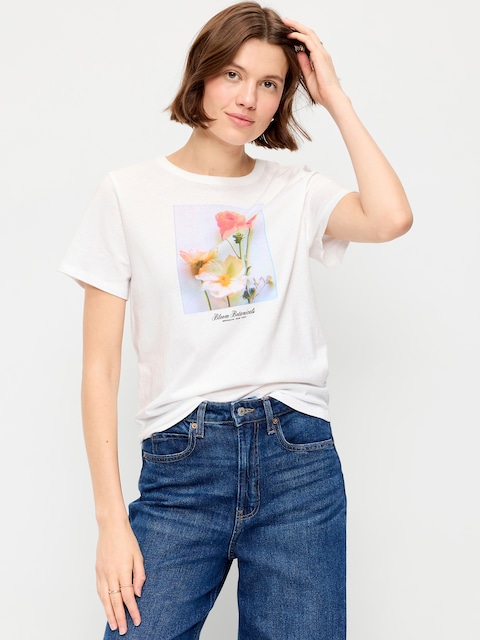 EveryWear Crew-Neck Graphic T-Shirt