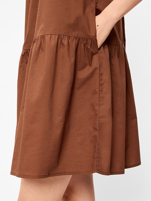 Image number 6 showing, Drop-Waist Swing Mini Dress