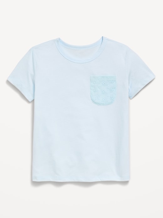 Image number 1 showing, Softest Short-Sleeve Pocket T-Shirt for Girls