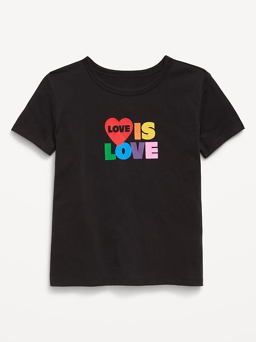 Image number 1 showing, Short-Sleeve Graphic T-Shirt for Girls