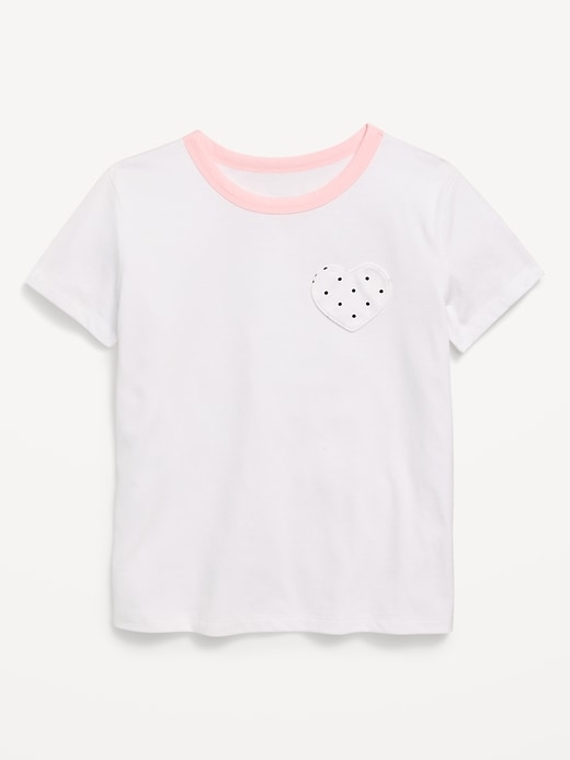 Image number 1 showing, Softest Short-Sleeve Pocket T-Shirt for Girls
