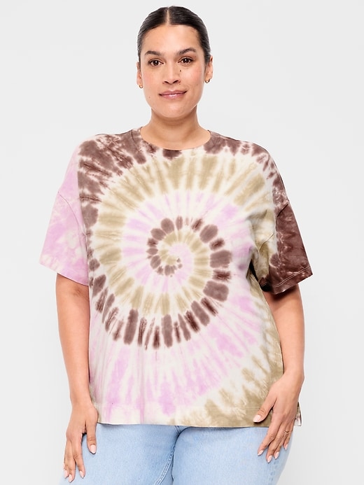 L'image numéro 7 présente T-shirt ras du cou rétro pour femme