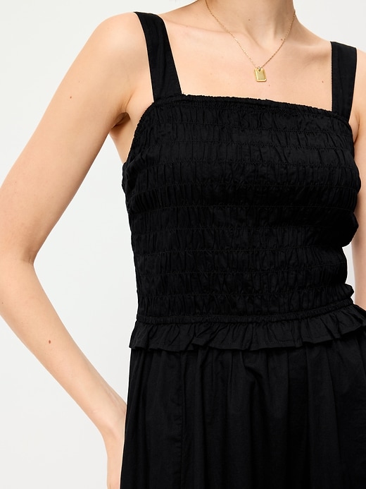 Image number 4 showing, Fit & Flare Smocked-Bodice Midi Dress