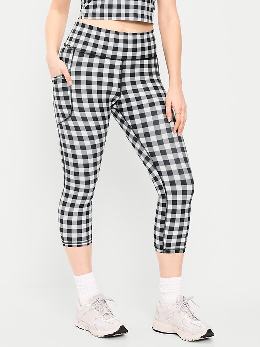 L'image numéro 5 présente Legging PowerSoft à taille haute longueur 3/4