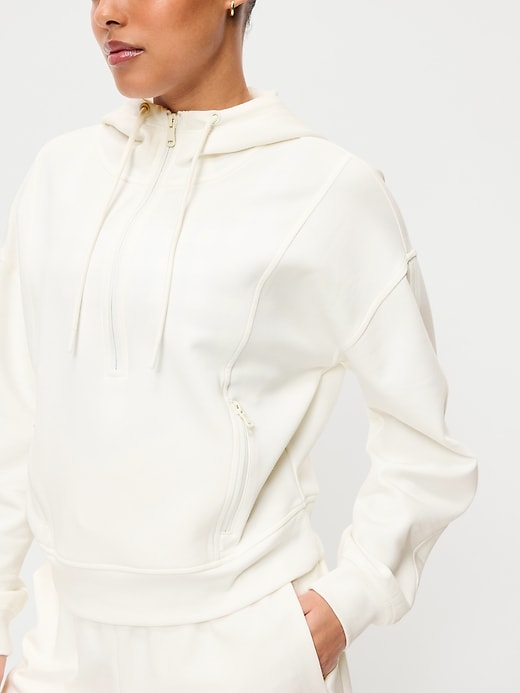 Image number 6 showing, Dynamic Fleece Half-Zip Hoodie Sweatshirt