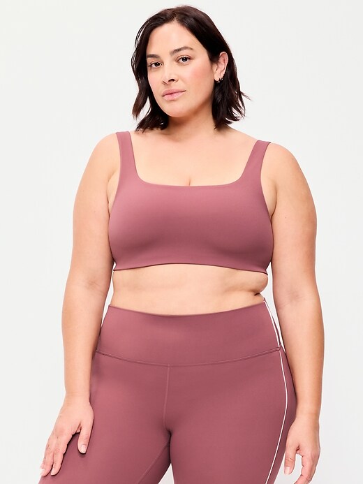 Image number 5 showing, Light Support StudioSmooth Square-Neck Sports Bra