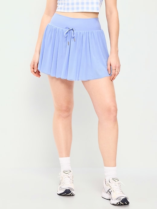 Image number 5 showing, High-Waisted Mesh Skort