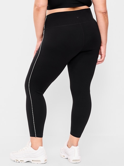 Image number 8 showing, High-Waisted StudioSmooth 7/8 Side-Striped Leggings