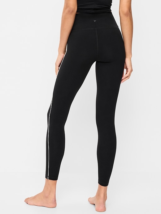 Image number 2 showing, High-Waisted StudioSmooth 7/8 Side-Striped Leggings
