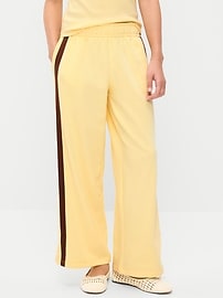 Image number 1 showing, Baggy French-Terry Straight-Leg Retro Sweatpants for Girls