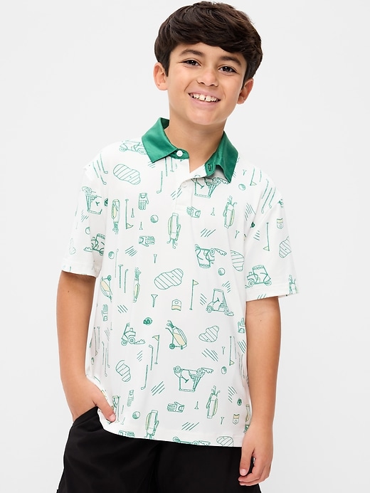 Image number 1 showing, CloudMotion Performance Polo Shirt for Boys