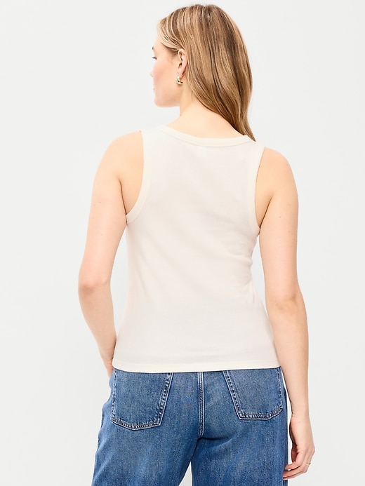 Image number 7 showing, Lace-Up Tank Top