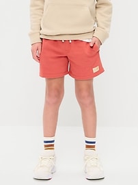 Image number 1 showing, Above Knee Fleece Jogger Shorts for Boys