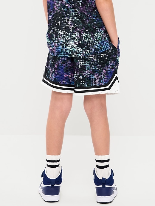 L'image numéro 2 présente Bermuda de basketball en maille pour garçon