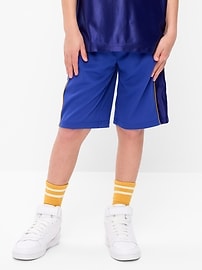 Image number 3 showing, Below Knee Baggy Mesh Basketball Shorts for Boys