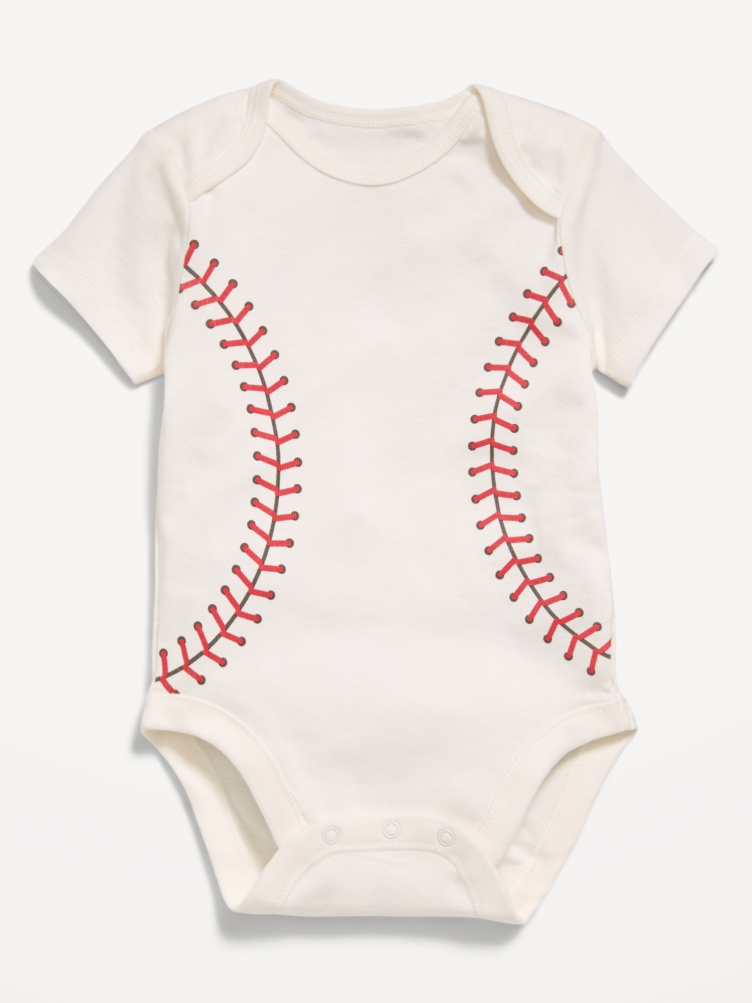 Short-Sleeve Unisex Graphic Bodysuit for Baby