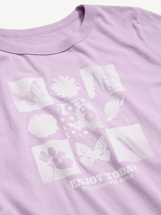 L'image numéro 2 présente T-shirt passe-partout ras du cou à logo imprimé