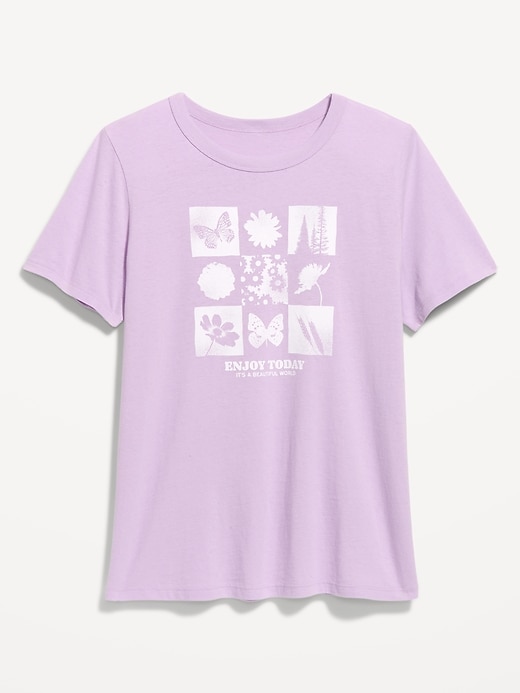 L'image numéro 1 présente T-shirt passe-partout ras du cou à logo imprimé