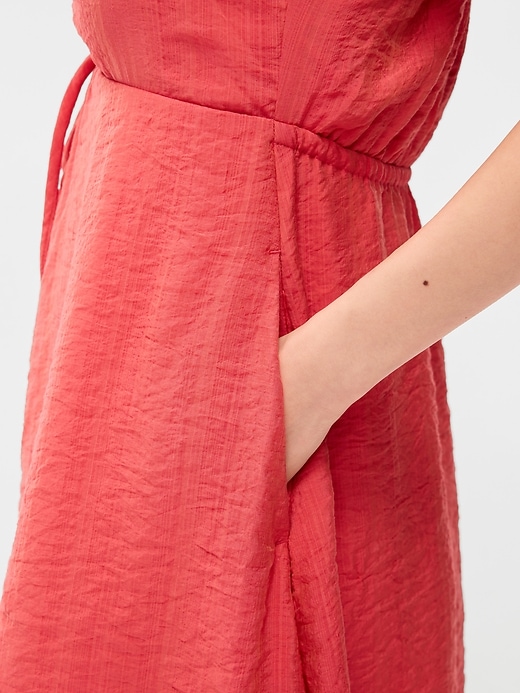 Image number 6 showing, Flutter-Sleeve Fit & Flare Mini Dress