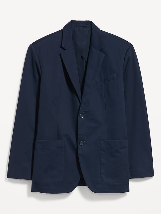 L'image numéro 1 présente Blazer surdimensionné en sergé