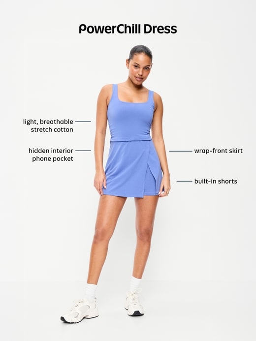 Image number 9 showing, PowerChill Scoop-Back Athletic Dress