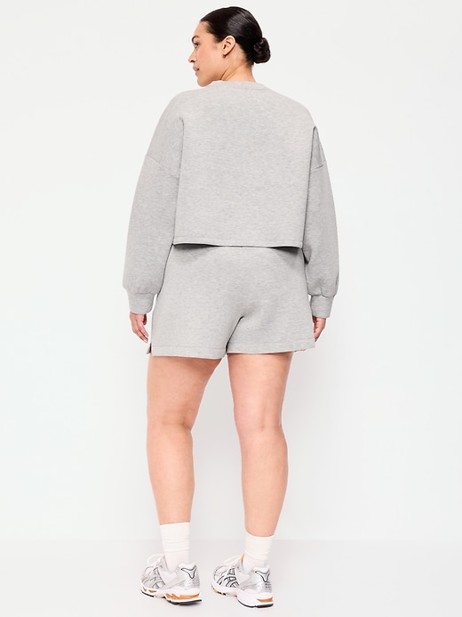 Image number 5 showing, High-Waisted Bounce Fleece Shorts -- 5-inch inseam