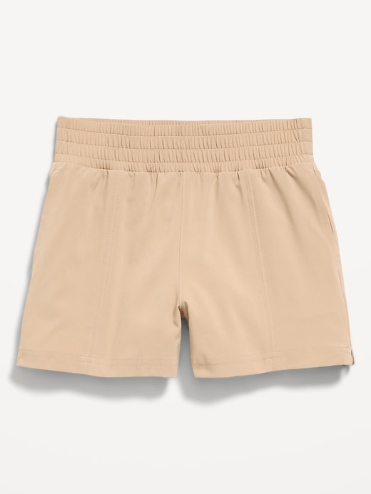 Image number 4 showing, High-Waisted StretchTech Performance Shorts for Girls