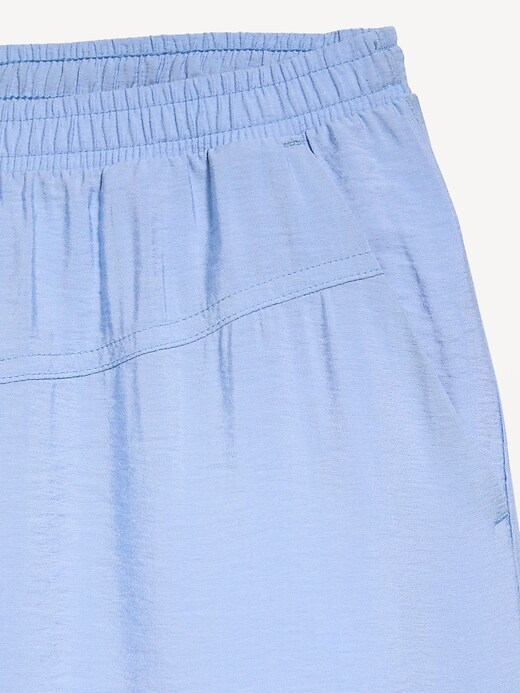 Image number 3 showing, High-Waisted Crinkle Harem Pants for Girls