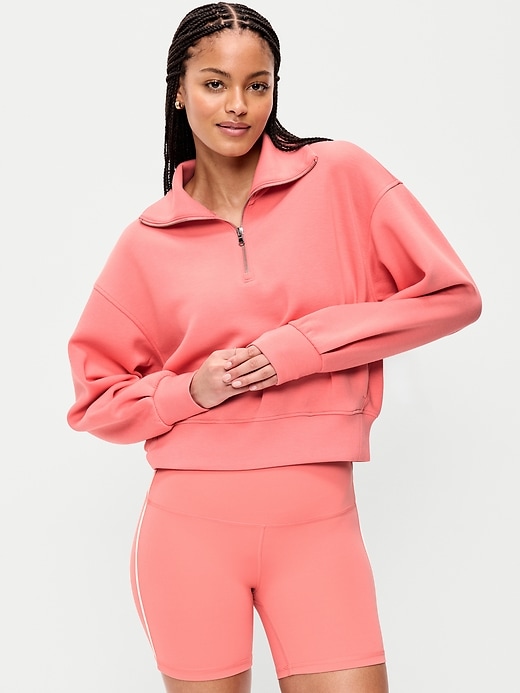 Image number 1 showing, Bounce Fleece Half-Zip Pullover Sweatshirt