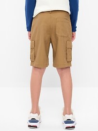 Image number 2 showing, Knee Length Baggy Ripstop Cargo Shorts for Boys