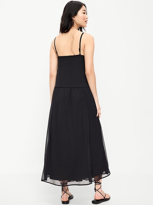 Image number 2 showing, Chiffon Drop-Waist Maxi Dress