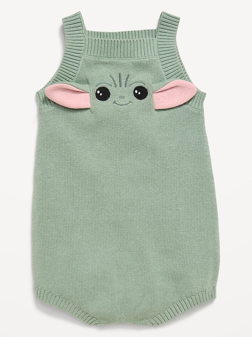 L'image numéro 2 présente Barboteuse en tricot sans manches Grogu de Star Wars™ pour Bébé