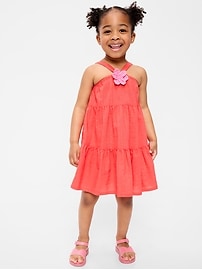 Image number 1 showing, Sleeveless Tiered Dress for Toddler Girls