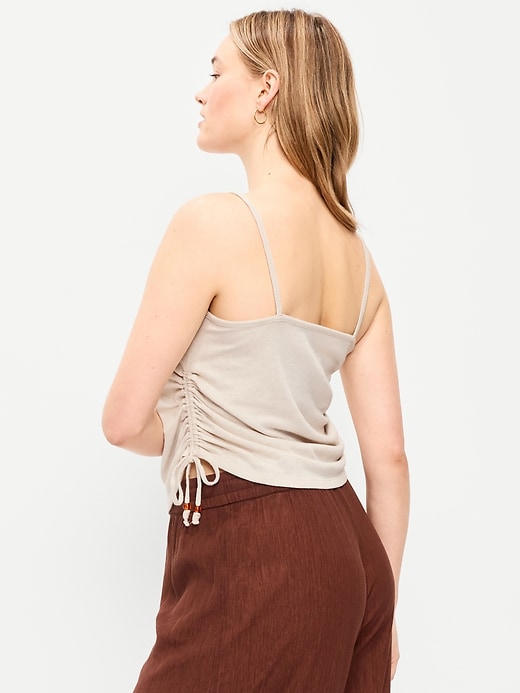 Image number 7 showing, Shirred Side Cami Tank Top
