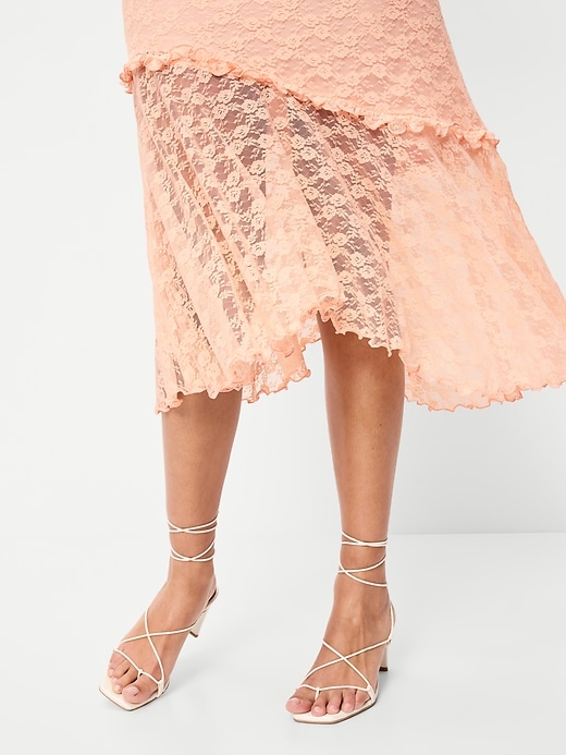 Image number 5 showing, Fit & Flare Lace Midi Dress