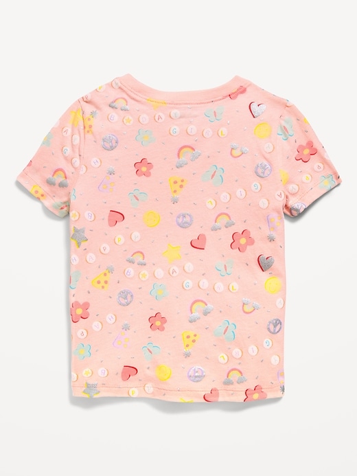 L'image numéro 3 présente T-shirt à imprimé d’anniversaire à manches courtes pour toute-petite