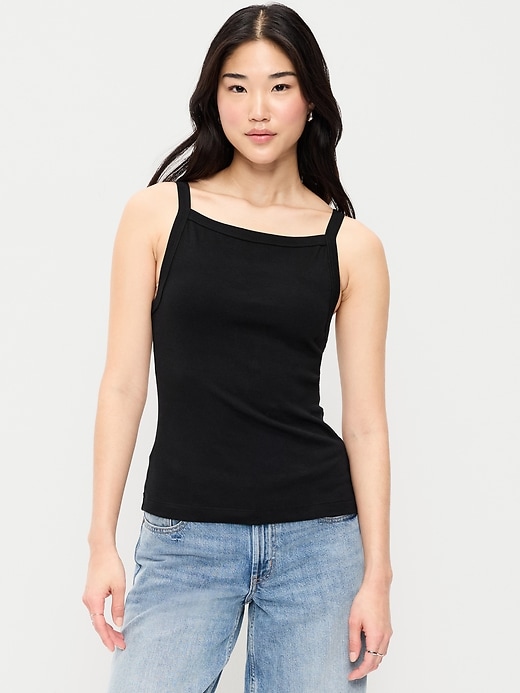 L'image numéro 1 présente Camisole tablier ajustée