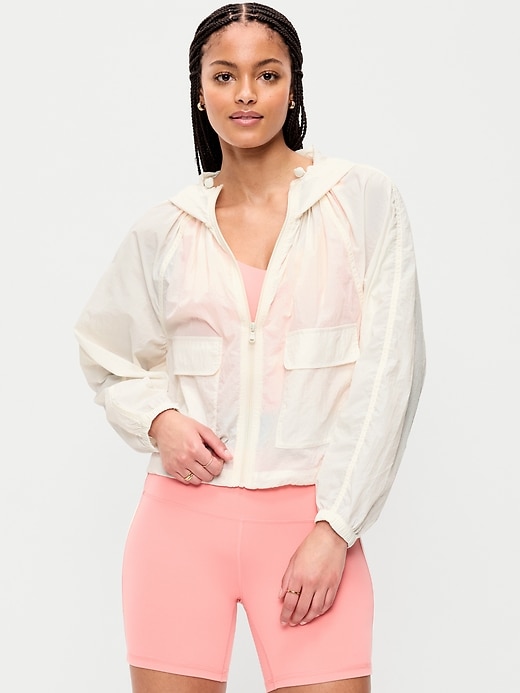 Image number 1 showing, Full-Zip Windbreaker