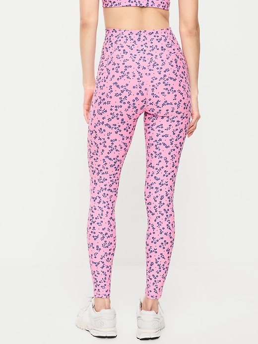 L'image numéro 2 présente Legging PowerSoft sans limites à poche à taille très haute, longueur 7/8 – Sans couture avant