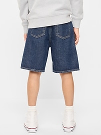 Image number 2 showing, Knee Length Baggy Jean Shorts for Boys