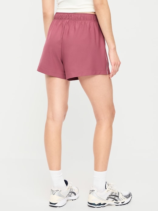 Image number 2 showing, High-Waisted PowerSoft Shorts -- 3.5-inch inseam