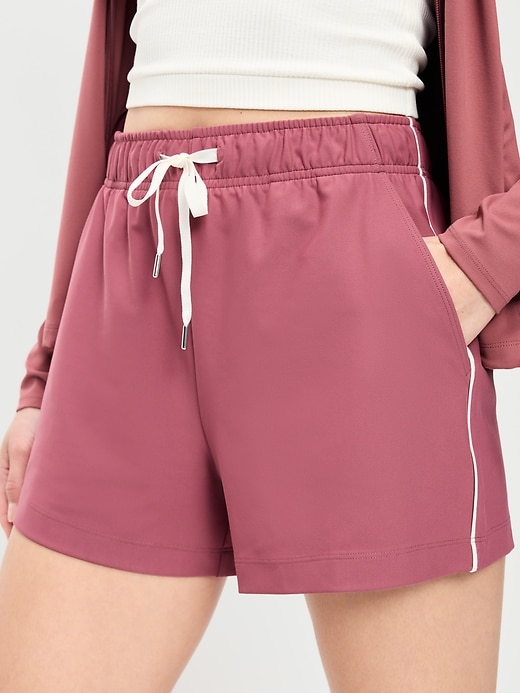 Image number 3 showing, High-Waisted PowerSoft Shorts -- 3.5-inch inseam