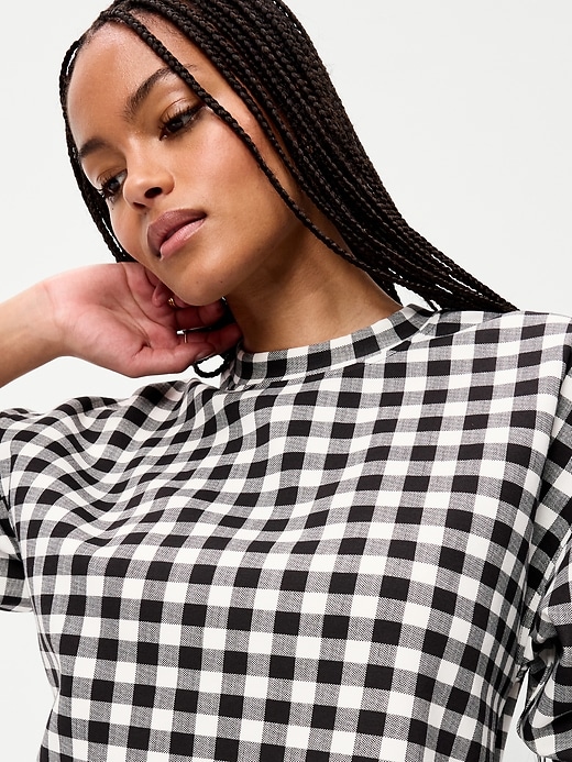 Image number 4 showing, Dynamic Fleece Oversized Crop Sweatshirt