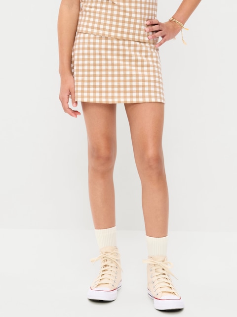 High-Waisted Skort for Girls