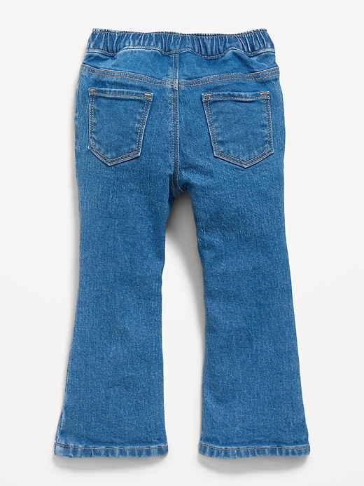 Image number 4 showing, Wow Pull-On High-Waisted Flare-Leg Jeans for Toddler Girls