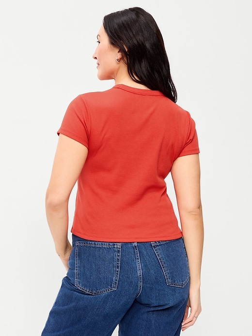 Image number 6 showing, Snug Crop T-Shirt