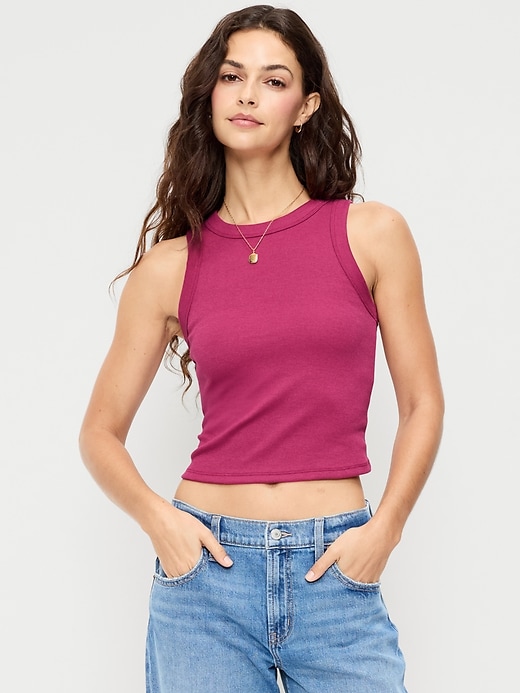 Image number 1 showing, Snug Crop Tank Top