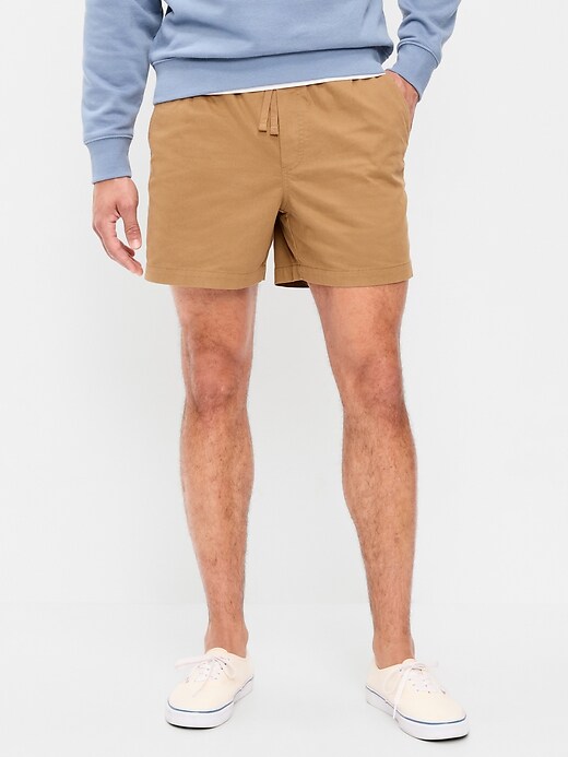 Image number 2 showing, Twill Jogger Shorts -- 5-inch inseam